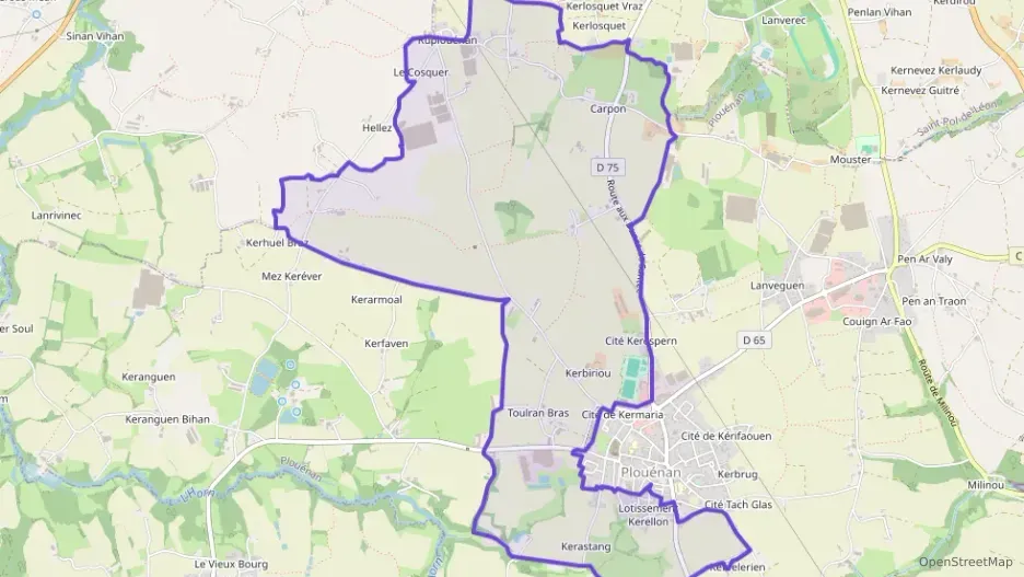 Maison 68 m² trois pièces à vendre à Plouénan