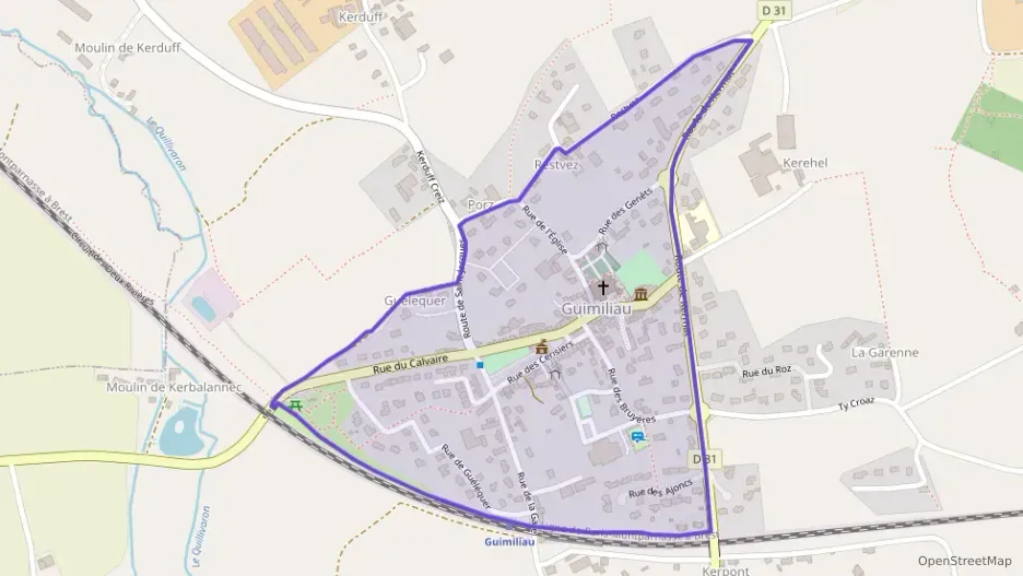 Maison 95 m² quatre pièces à vendre à Guimiliau Maison 95 m² quatre pièces à vendre à Guimiliau