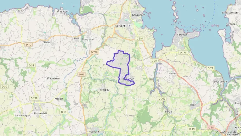 Maison 65 m² quatre pièces à vendre à Plouénan Maison 65 m² quatre pièces à vendre à Plouénan