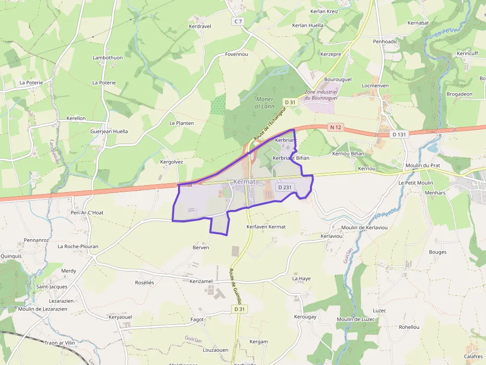 Maison 80 m² quatre pièces à vendre à Guiclan