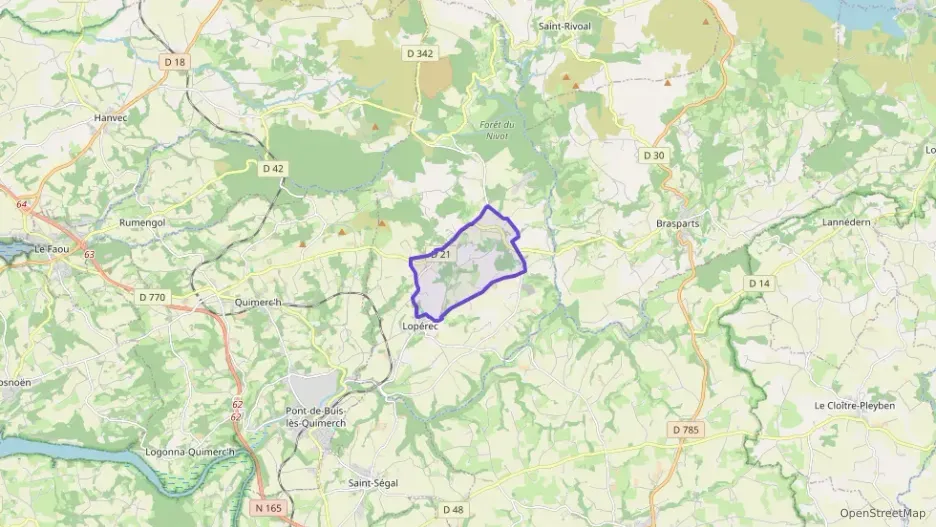 Maison 85 m² trois pièces à vendre à Lopérec