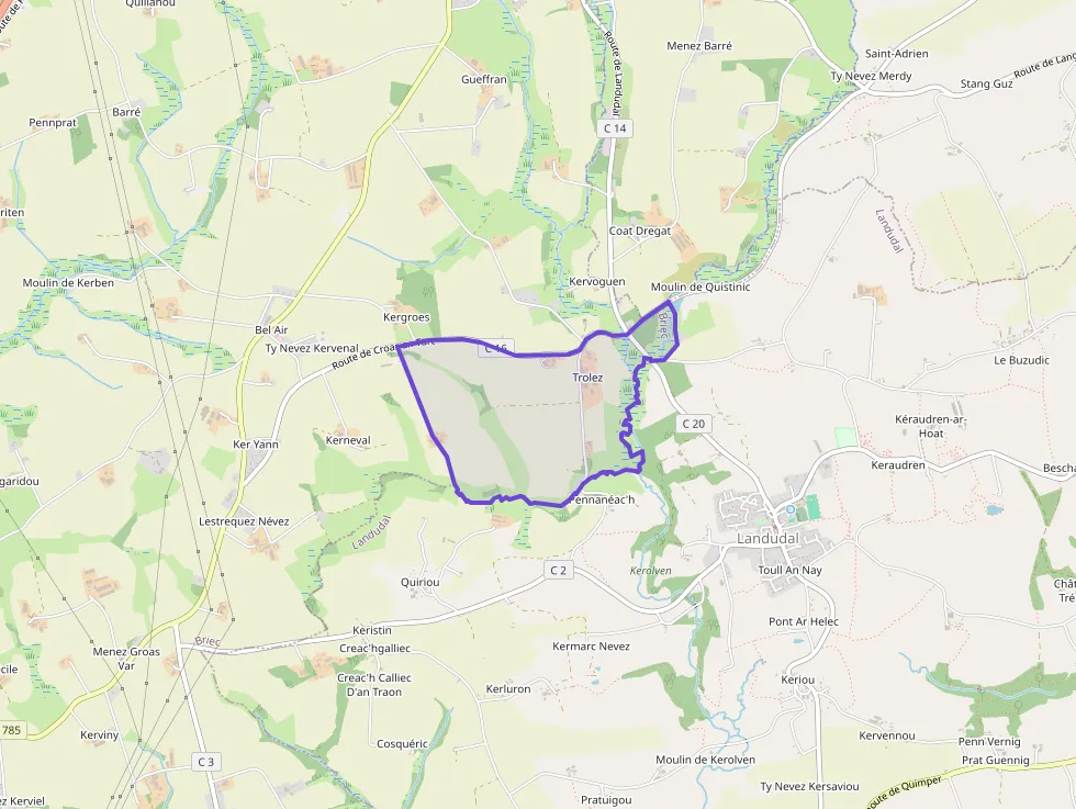 Maison 98 m² quatre pièces à vendre à Briec