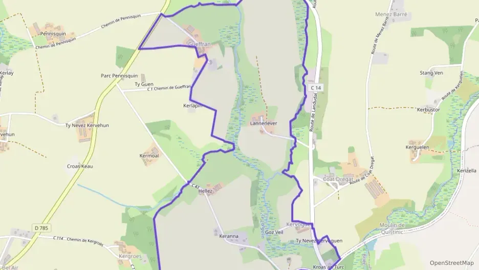 Maison 112 m² quatre pièces à vendre à Briec