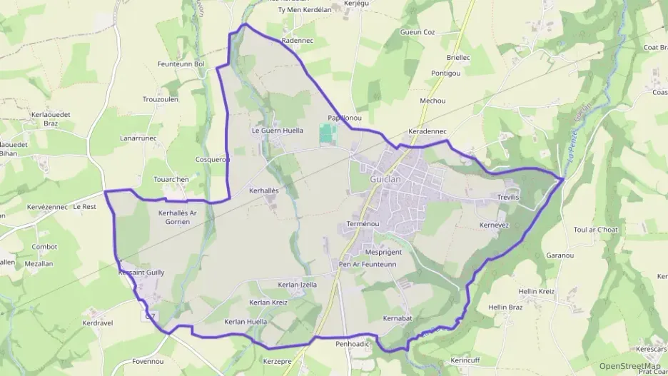 Maison 95 m² quatre pièces à vendre à Guiclan