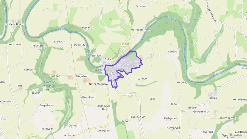 Maison 129 m² sept pièces à vendre à Gouézec Maison 129 m² sept pièces à vendre à Gouézec