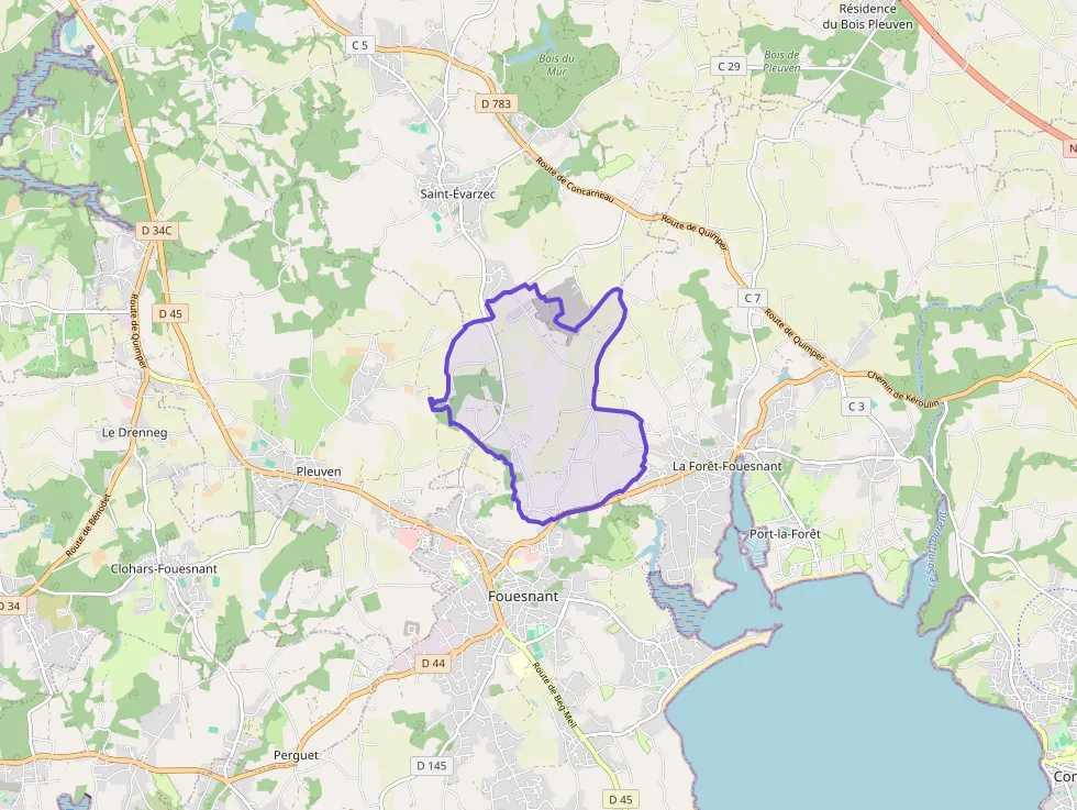 Maison 100 m² quatre pièces à vendre à Fouesnant