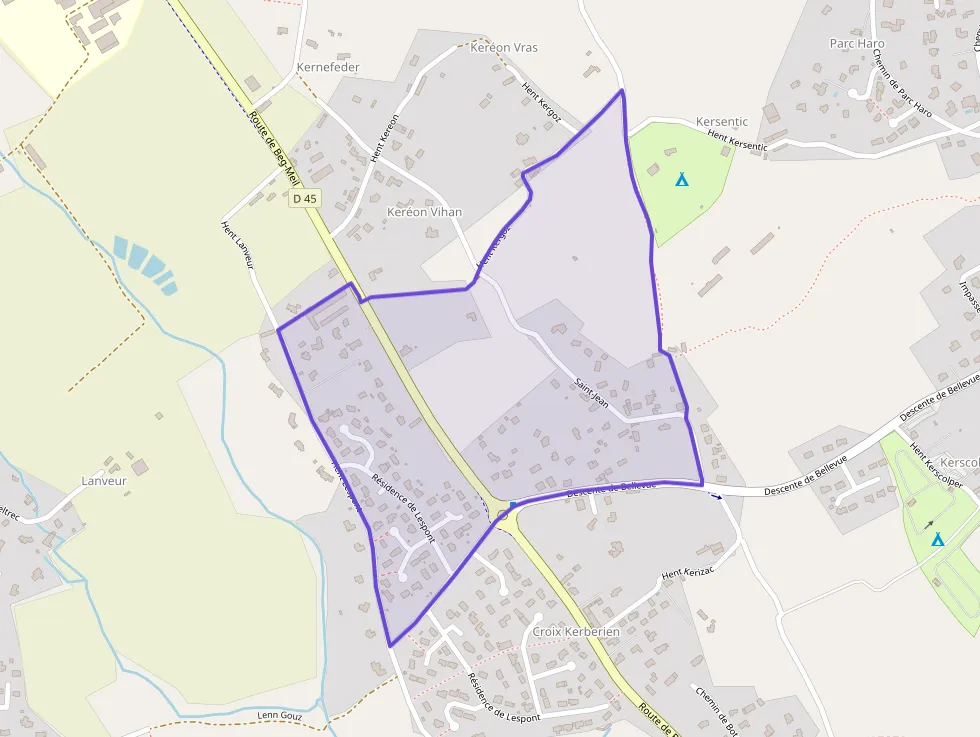 Maison 78 m² quatre pièces à vendre à Fouesnant