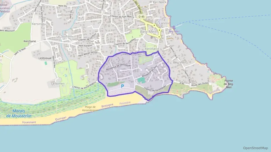 Maison 57 m² trois pièces à vendre à Fouesnant