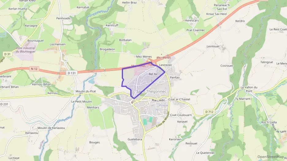 Maison 113 m² cinq pièces à vendre à Saint-Thégonnec Loc-Eguiner