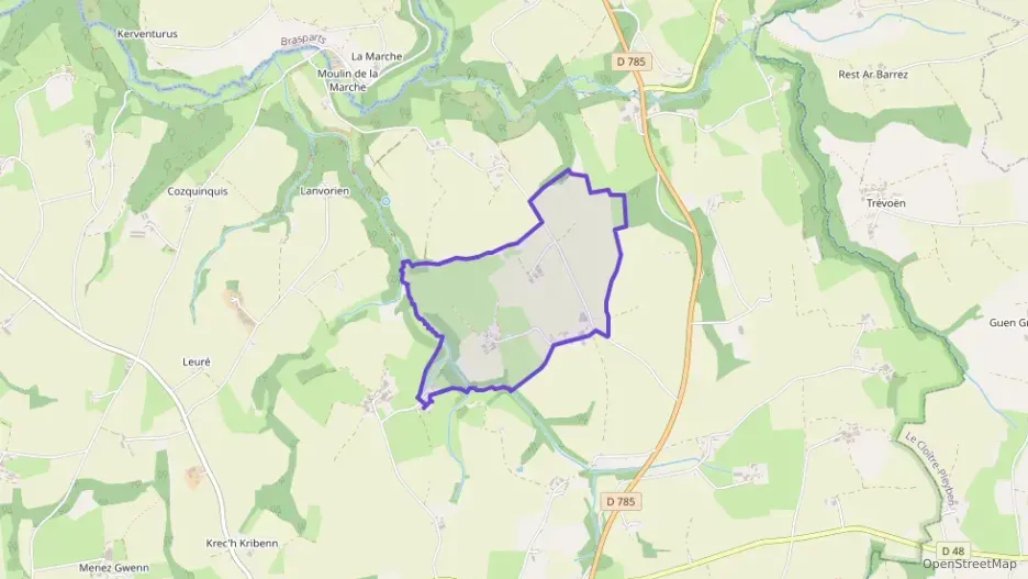 Maison 100 m² quatre pièces à vendre à Pleyben