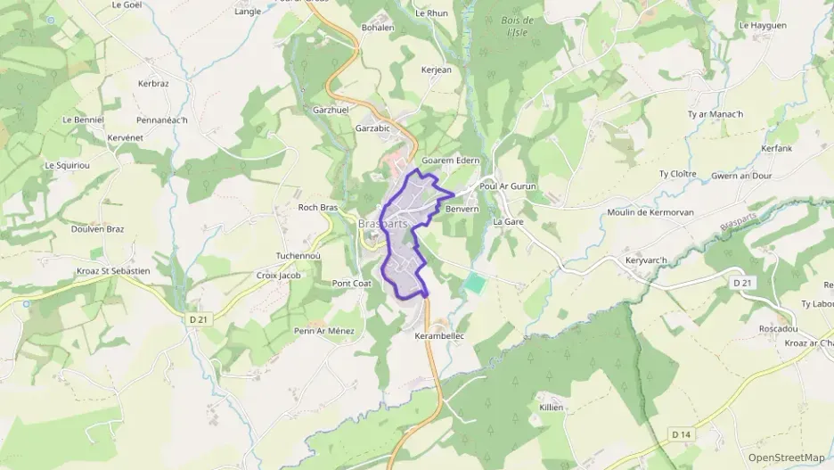 Maison 80 m² quatre pièces à vendre à Brasparts