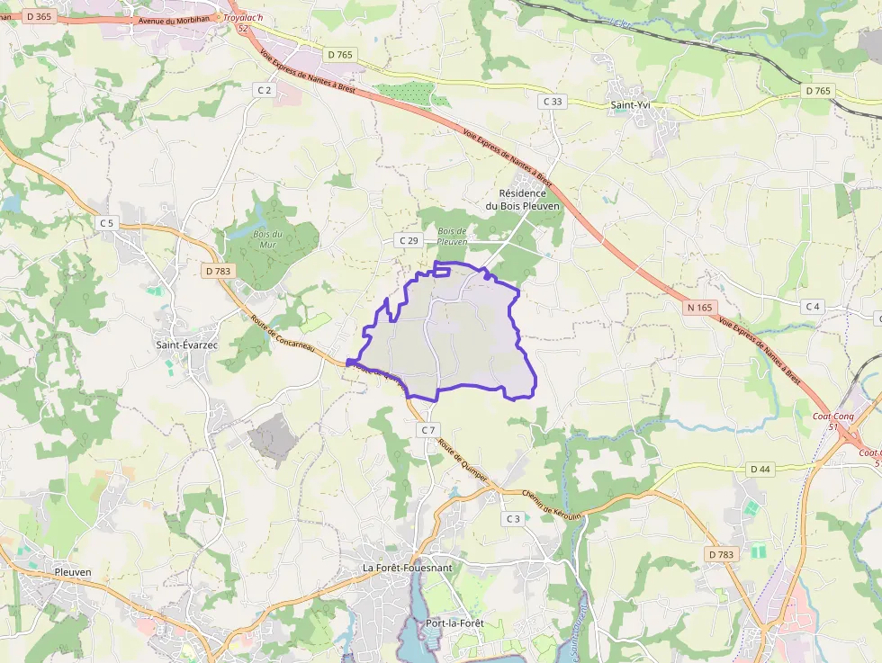 Maison 85 m² trois pièces à vendre à La Forêt-Fouesnant