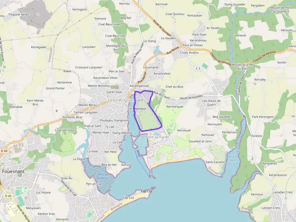 Maison 98 m² quatre pièces à vendre à La Forêt-Fouesnant