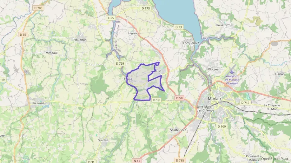 Maison 40 m² quatre pièces à vendre à Taulé