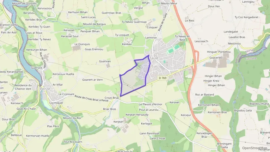 Maison 82 m² trois pièces à vendre à Taulé