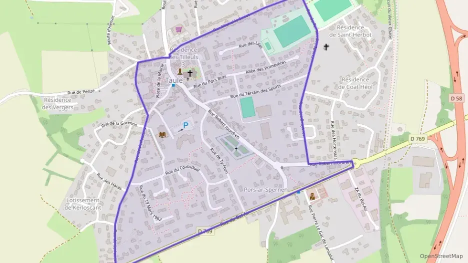 Maison 87 m² trois pièces à vendre à Taulé