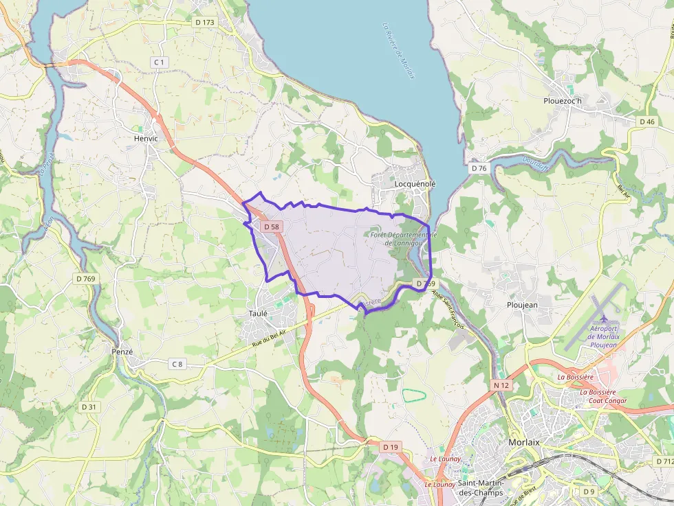 Maison 84 m² quatre pièces à vendre à Taulé