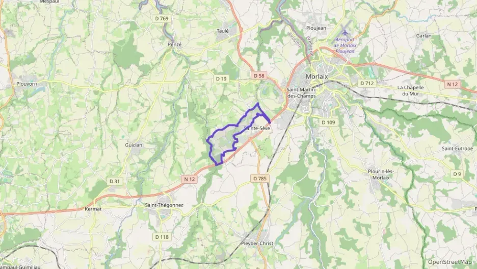 Maison 91 m² quatre pièces à vendre à Sainte-Sève Maison 91 m² quatre pièces à vendre à Sainte-Sève