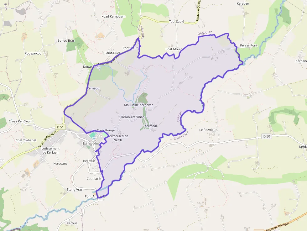 Maison 130 m² cinq pièces à vendre à Langolen Maison 130 m² cinq pièces à vendre à Langolen