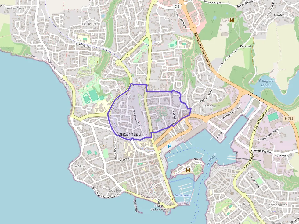 Maison 91 m² quatre pièces à vendre à Concarneau