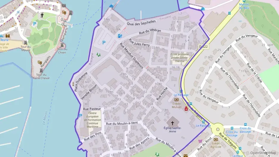 Maison 76 m² cinq pièces à vendre à Concarneau Maison 76 m² cinq pièces à vendre à Concarneau