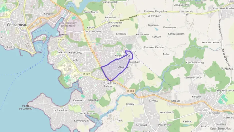 Maison 112 m² cinq pièces à vendre à Concarneau Maison 112 m² cinq pièces à vendre à Concarneau