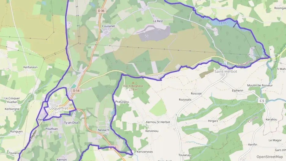 Maison 68 m² cinq pièces à vendre à Loqueffret Maison 68 m² cinq pièces à vendre à Loqueffret