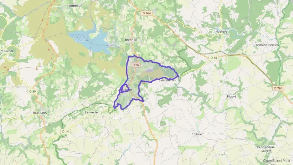 Maison 68 m² cinq pièces à vendre à Loqueffret Maison 68 m² cinq pièces à vendre à Loqueffret