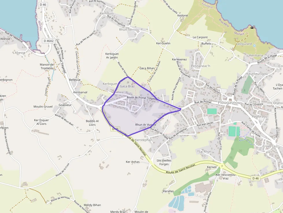 Maison 110 m² quatre pièces à vendre à Plougasnou