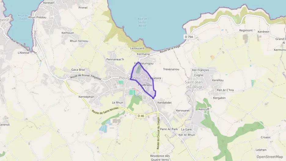 Maison 103 m² cinq pièces à vendre à Plougasnou