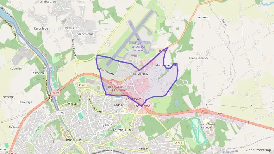 Maison 66 m² quatre pièces à vendre à Morlaix