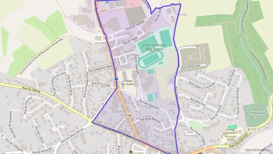 Maison 77 m² six pièces à vendre à Châteauneuf-du-Faou