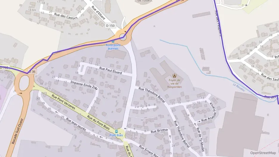 Maison 110 m² six pièces à vendre à Rosporden Maison 110 m² six pièces à vendre à Rosporden