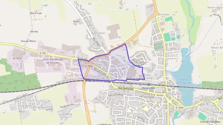 Maison 110 m² six pièces à vendre à Rosporden Maison 110 m² six pièces à vendre à Rosporden