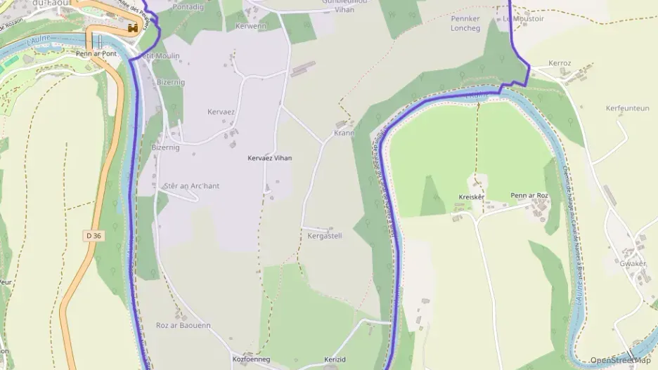 Maison 115 m² quatre pièces à vendre à Châteauneuf-du-Faou Maison 115 m² quatre pièces à vendre à Châteauneuf-du-Faou