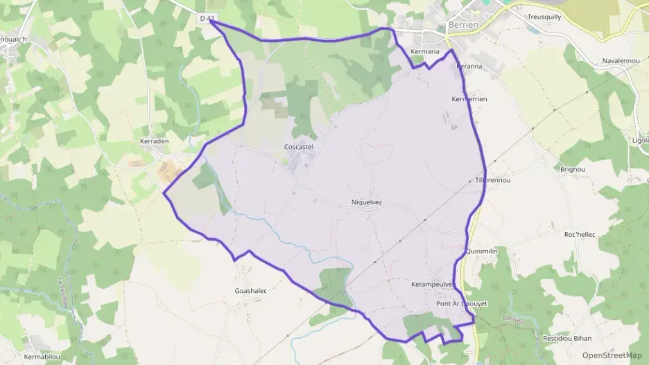 Maison 90 m² quatre pièces à vendre à Berrien