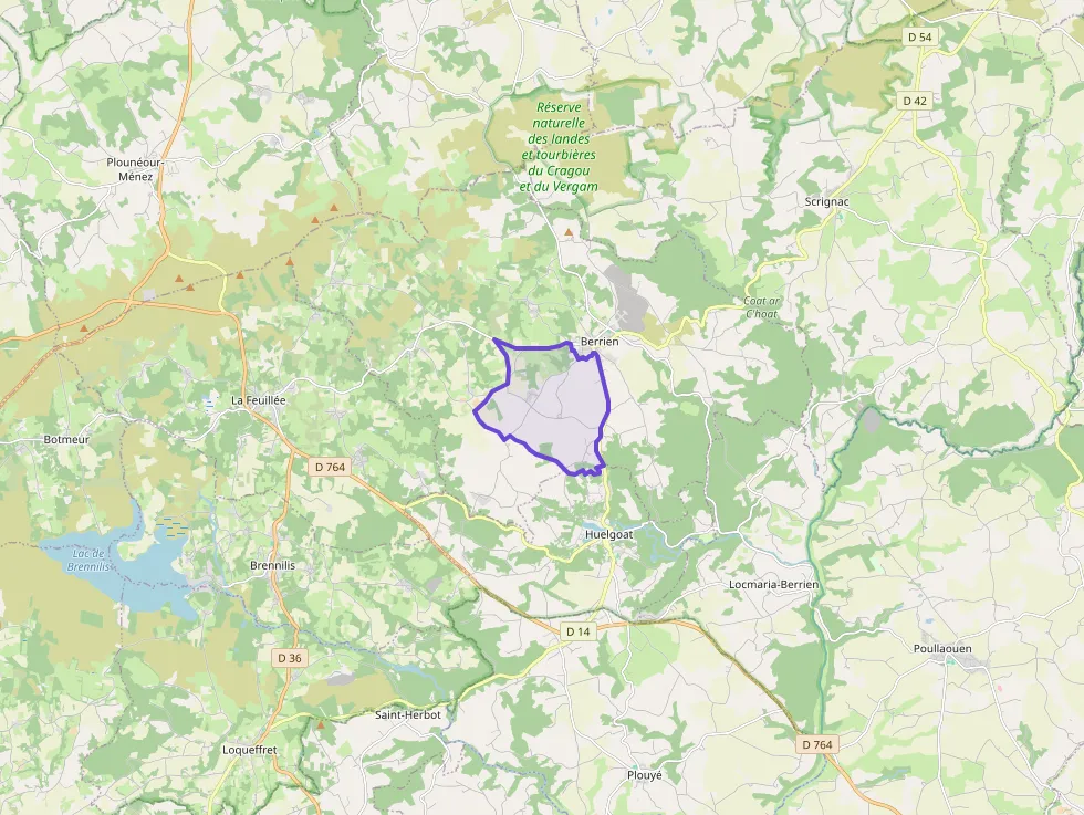 Maison 90 m² quatre pièces à vendre à Berrien