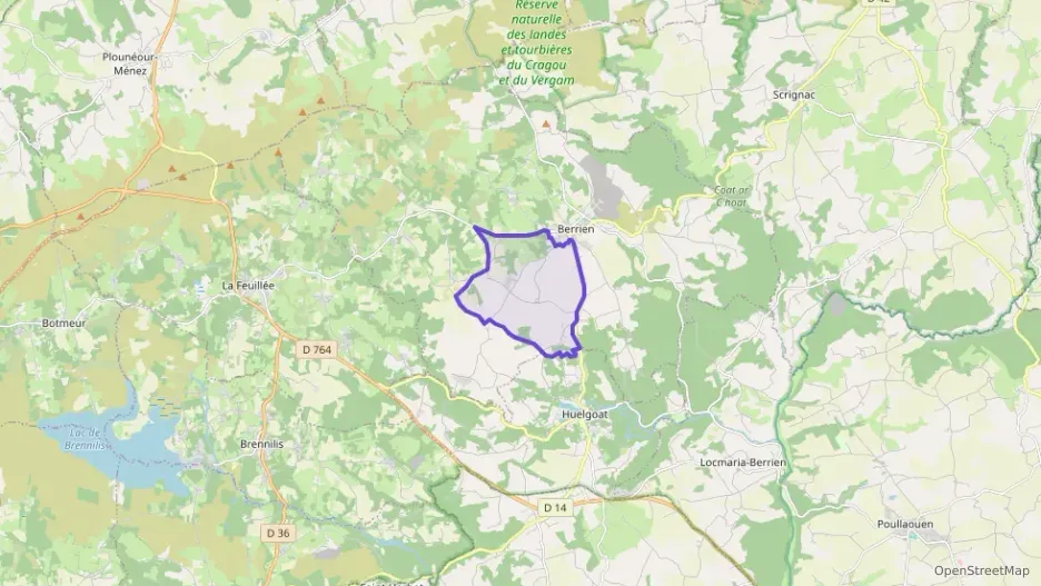 Maison 90 m² quatre pièces à vendre à Berrien