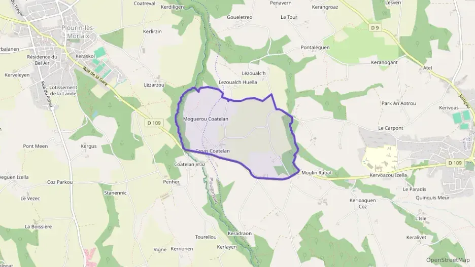 Maison 95 m² quatre pièces à vendre à Plougonven