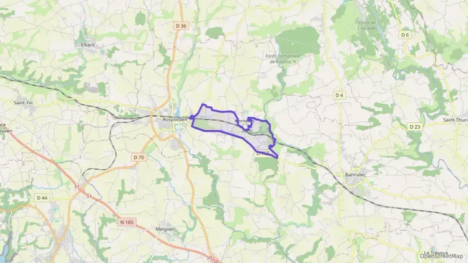 Maison 129 m² cinq pièces à vendre à Rosporden