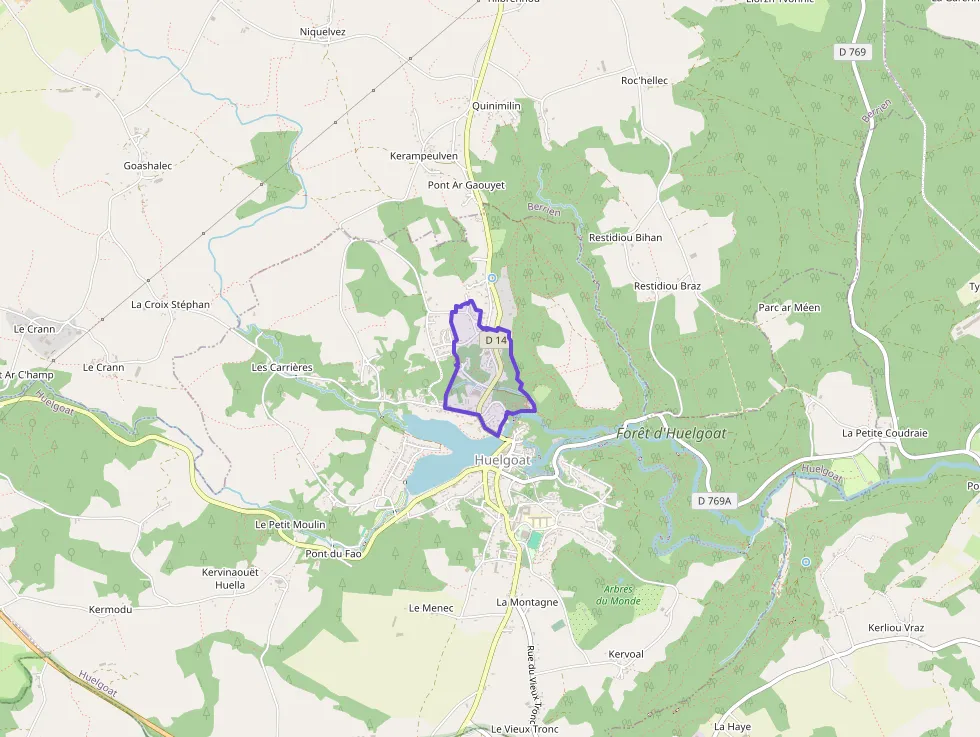 Maison 102 m² quatre pièces à vendre à Huelgoat