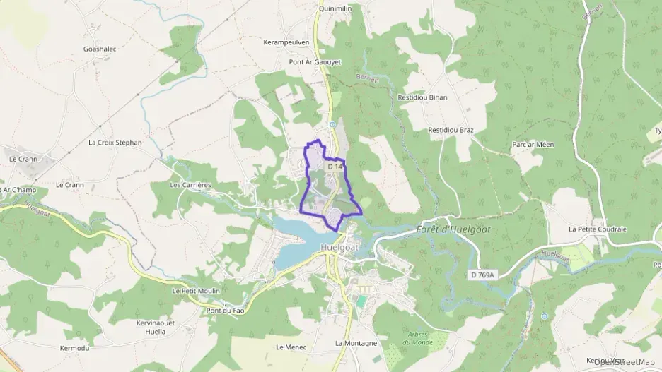 Maison 102 m² quatre pièces à vendre à Huelgoat