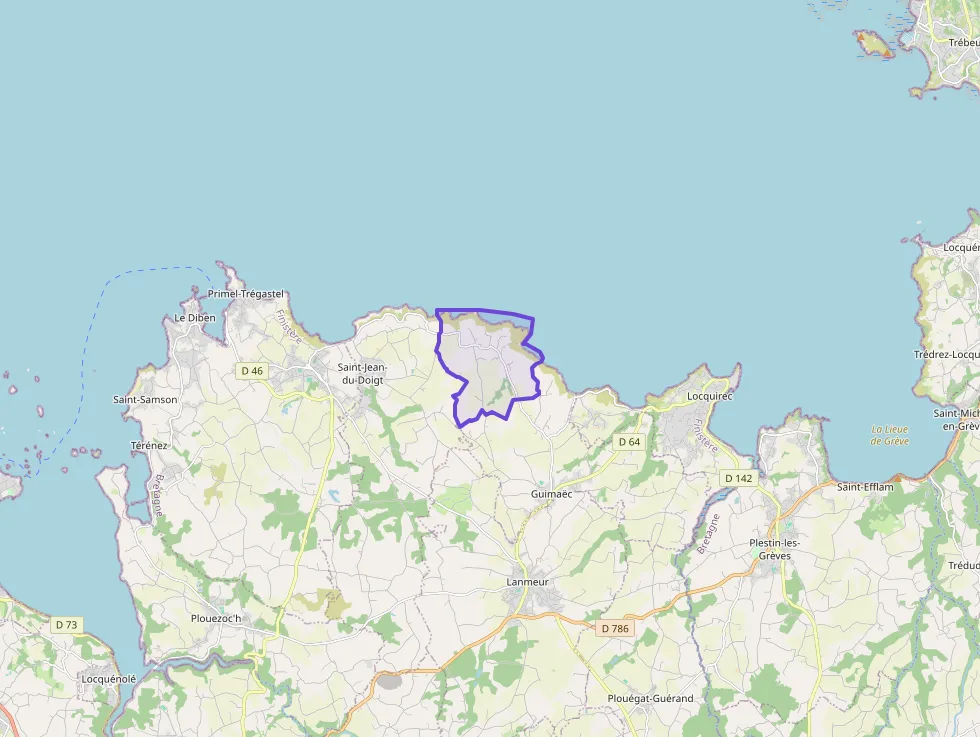 Maison 170 m² quatre pièces à vendre à Guimaëc