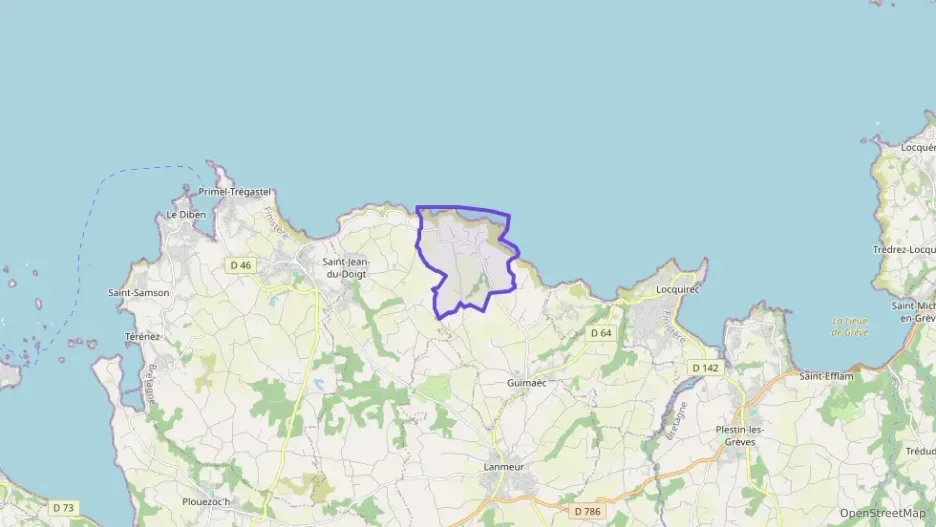 Maison 170 m² quatre pièces à vendre à Guimaëc