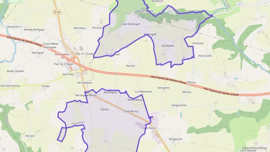 Maison 50 m² deux pieces à vendre à Pont-Aven Maison 50 m² deux pieces à vendre à Pont-Aven