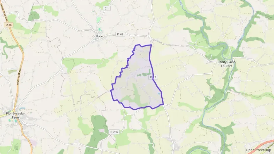 Maison 122 m² cinq pièces à vendre à Landeleau Maison 122 m² cinq pièces à vendre à Landeleau