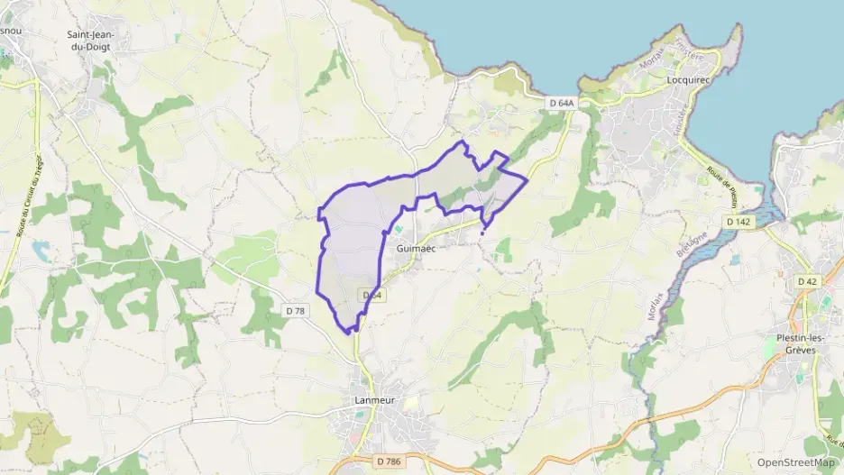 Maison 110 m² cinq pièces à vendre à Guimaëc