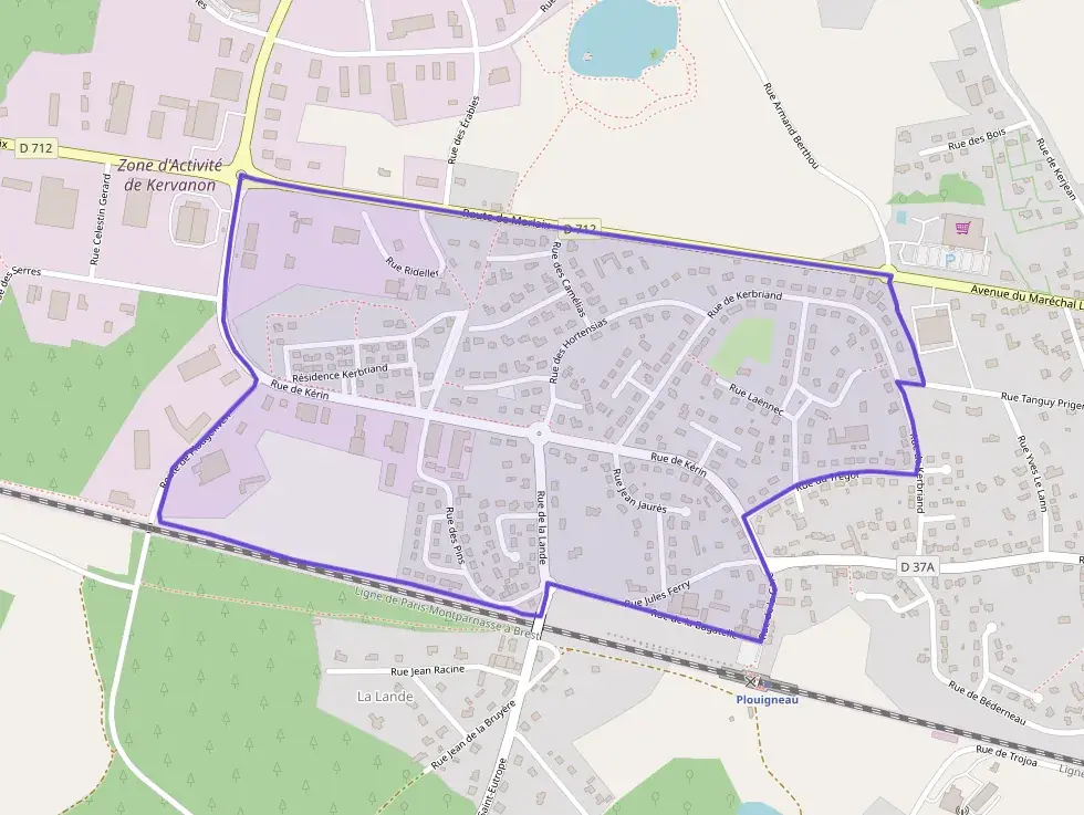 Maison 128 m² quatre pièces à vendre à Plouigneau