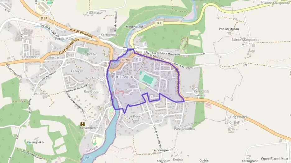 Maison 150 m² six pièces à vendre à Pont-Aven Maison 150 m² six pièces à vendre à Pont-Aven