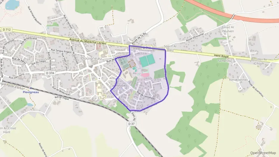 Maison 93 m² quatre pièces à vendre à Plouigneau